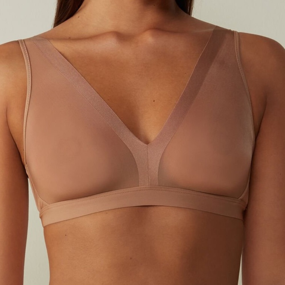 Mesh Triangle Bralette